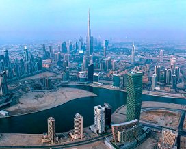 Burj Khalifa and Downtown Panorama Photos