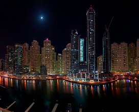 Dubai Marina Blue Hour